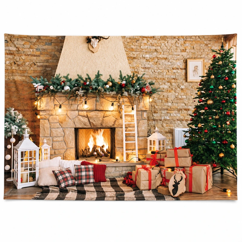Christmas Photography Backdrop for Holiday Parties and Family Photos