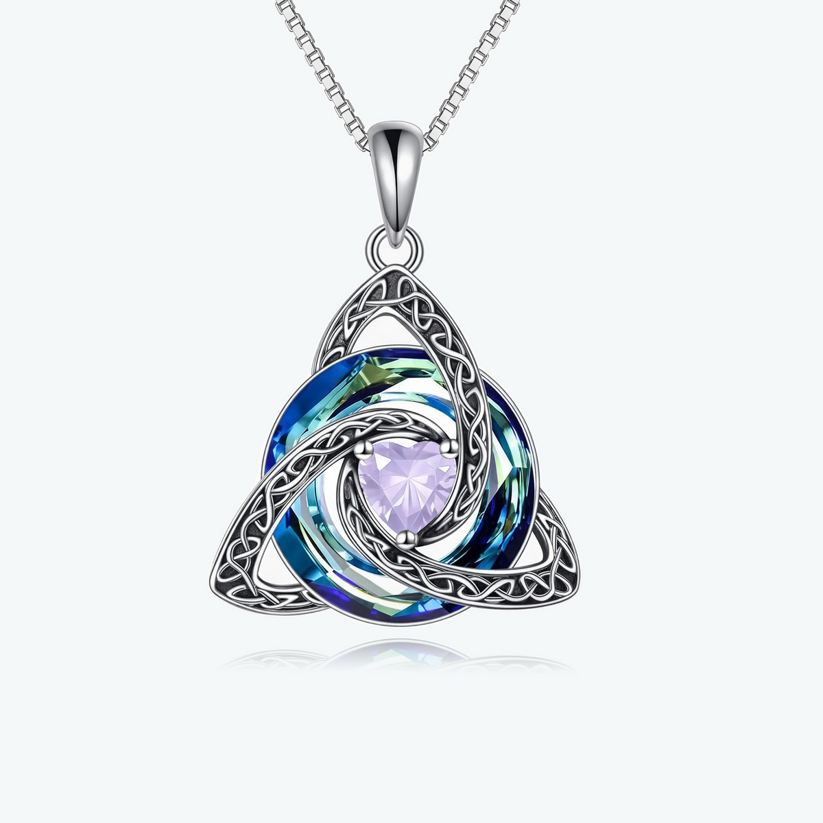 Celtic Knot Birthstone Necklace for Personalized Pet-Lover Gifts
