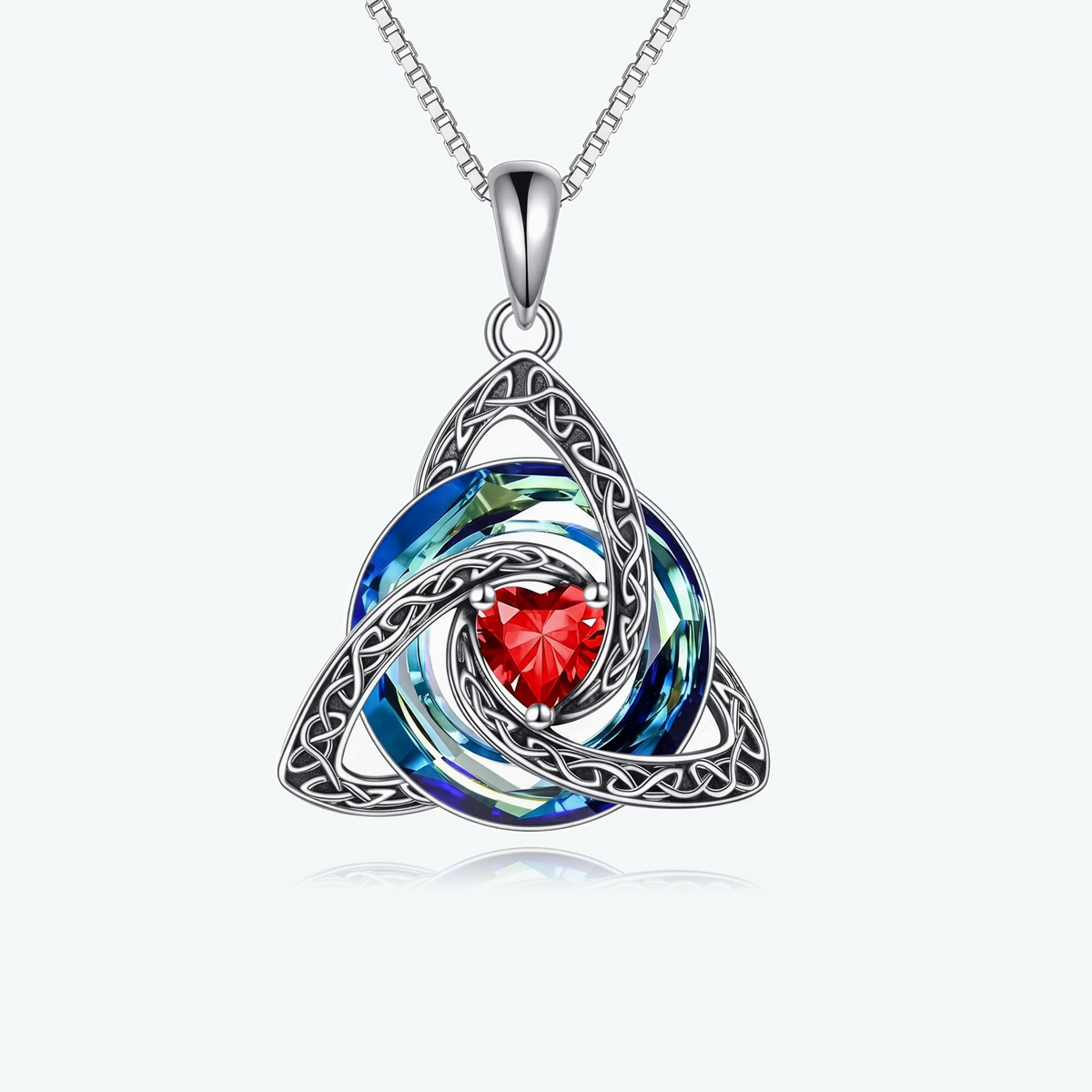 Celtic Knot Birthstone Necklace for Personalized Pet-Lover Gifts