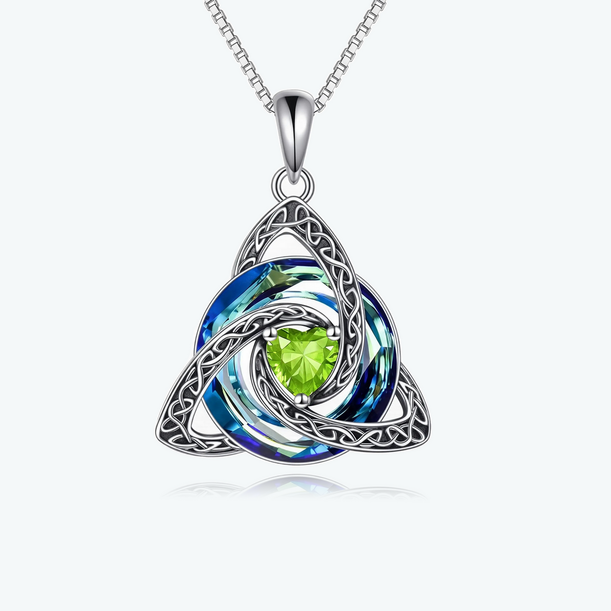 Celtic Knot Birthstone Necklace for Personalized Pet-Lover Gifts