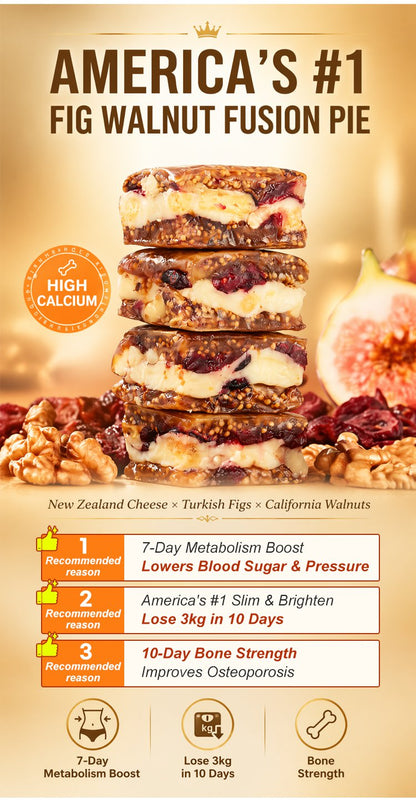 Fig and Walnut Pastry Snack, Two 200 g Bags