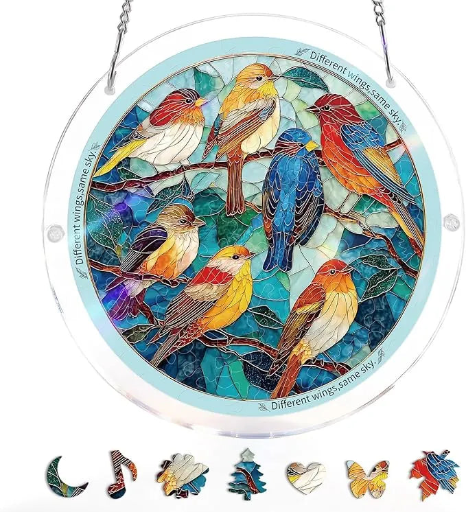 Acrylic Jigsaw Puzzle Suncatcher