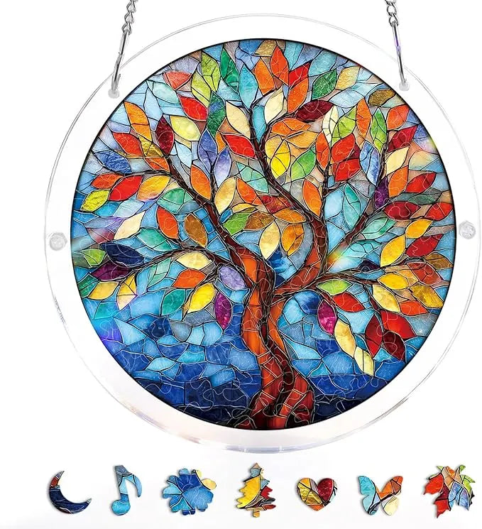 Acrylic Jigsaw Puzzle Suncatcher