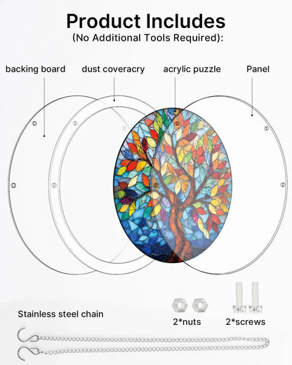 Acrylic Jigsaw Puzzle Suncatcher