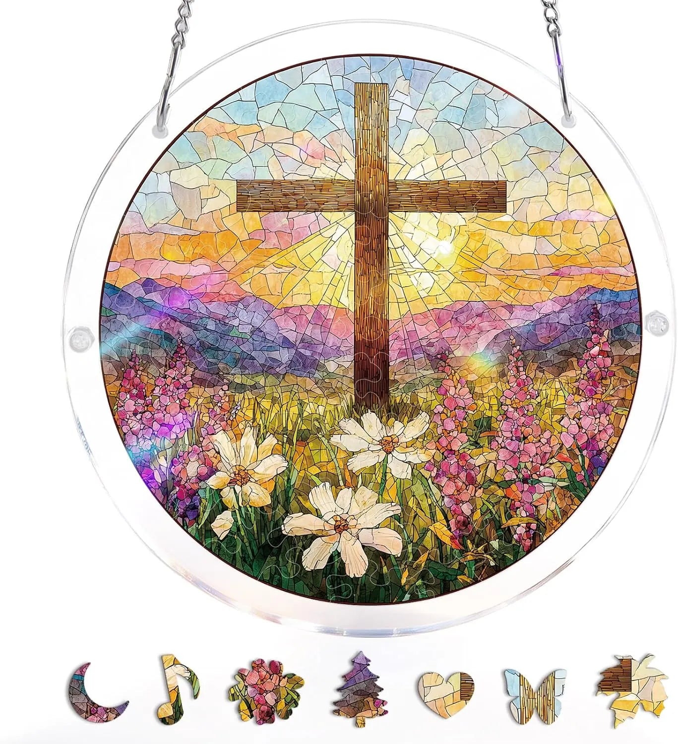 Acrylic Jigsaw Puzzle Suncatcher