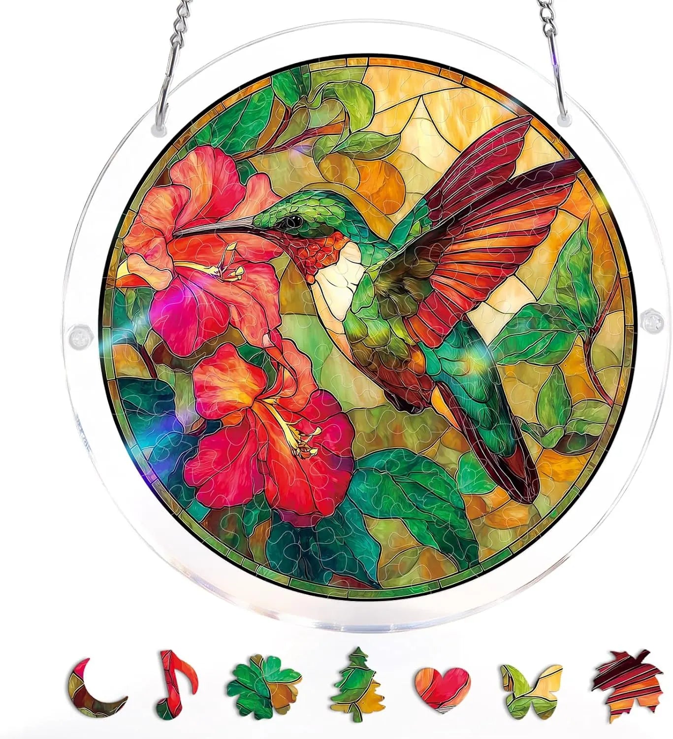 Acrylic Jigsaw Puzzle Suncatcher
