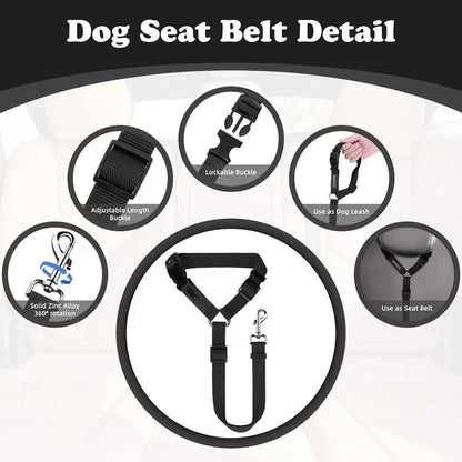2-in-1 Dog Car Seat Belt & Walking Leash-BUY 1 GET 1 FREE