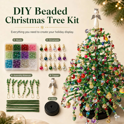 DIY Beaded Holiday Tree Craft Kit