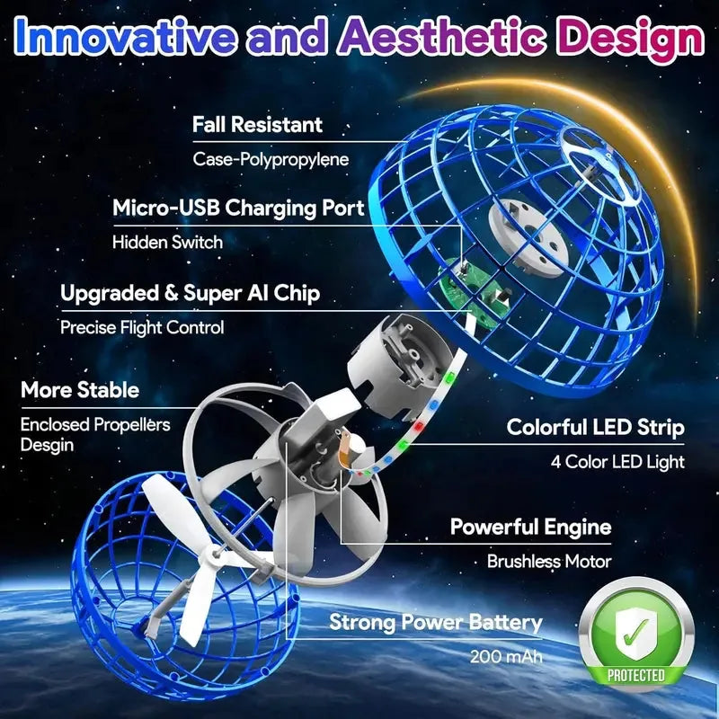 Galaxy Lights Flying Magic Orb-（Buy 1 Get 1 Free）
