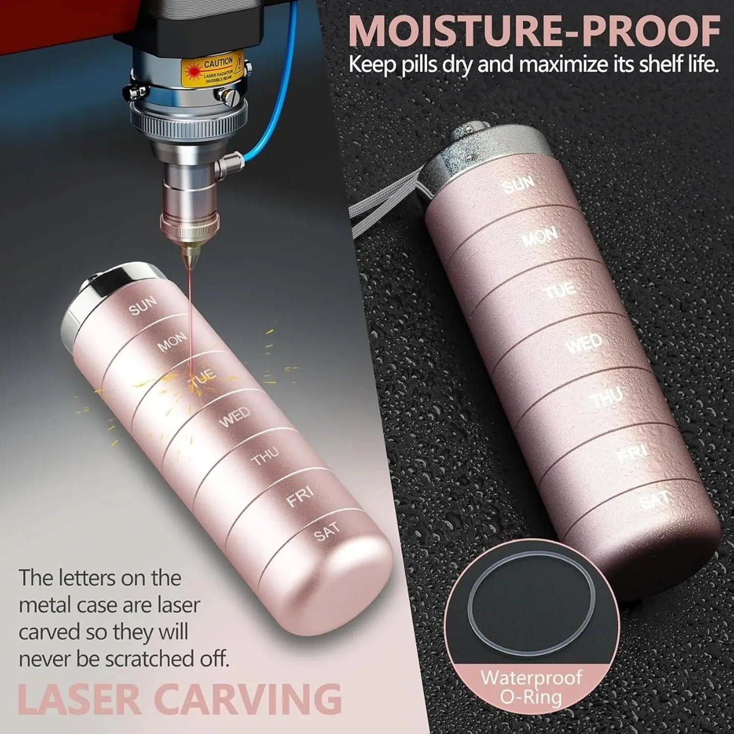 Portable Waterproof Medication Storage Case