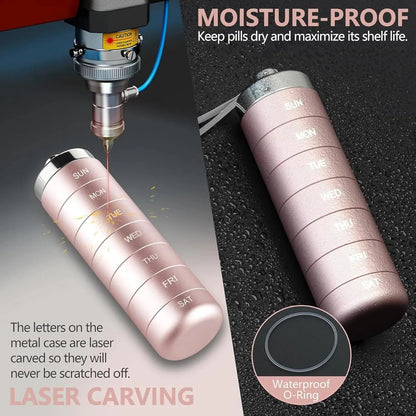 Portable Waterproof Medication Storage Case