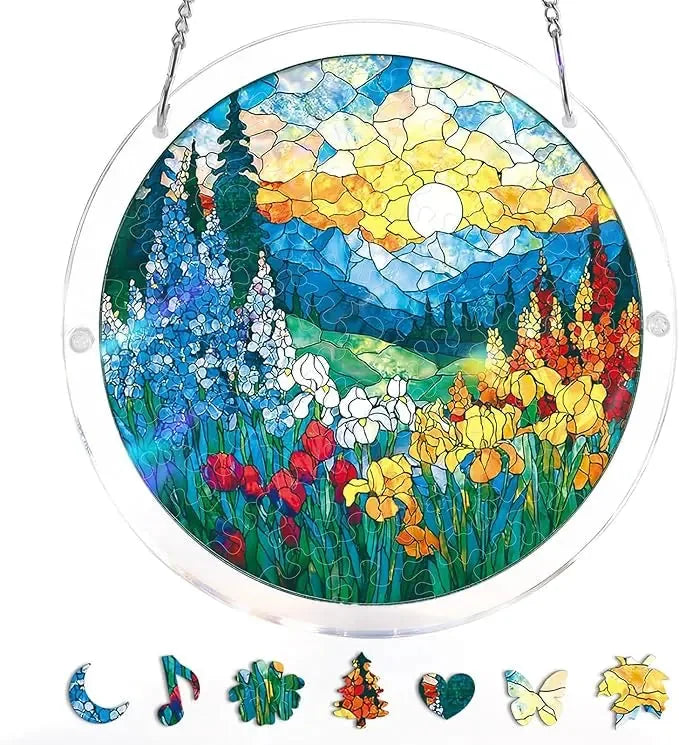 Acrylic Jigsaw Puzzle Suncatcher