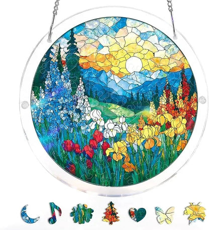 Acrylic Jigsaw Puzzle Suncatcher