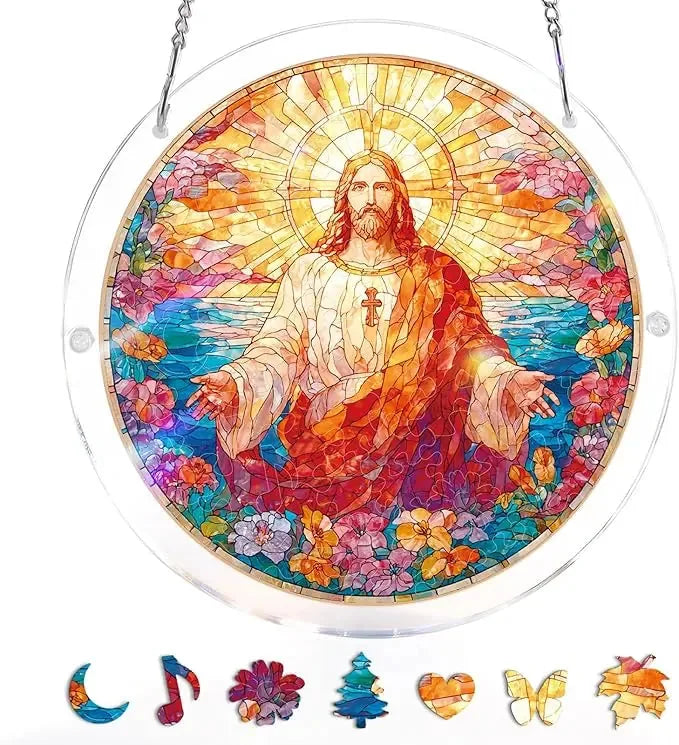 Acrylic Jigsaw Puzzle Suncatcher