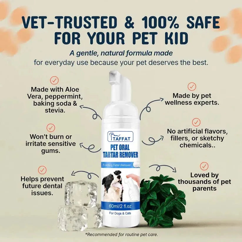 Pet Dental Tartar Care Spray for Dogs & Cats-2 PCS