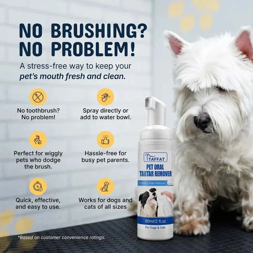 Pet Dental Tartar Care Spray for Dogs & Cats-2 PCS