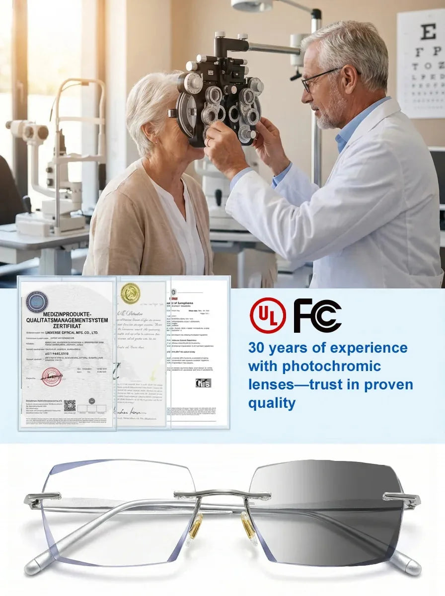Ditch the extra pairs: Real-time. auto-focus smart glasses that adapt to your vision instantly.