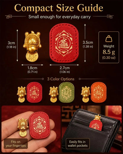 Gold Turtle Coin Wallet Charm – 2 Pack - image 6