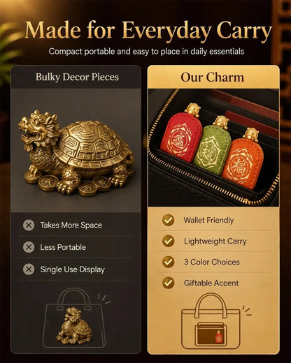Gold Turtle Coin Wallet Charm – 2 Pack - image 7