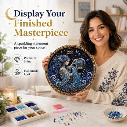 DIY Pearl Zodiac Wall Art Kit – product image 2