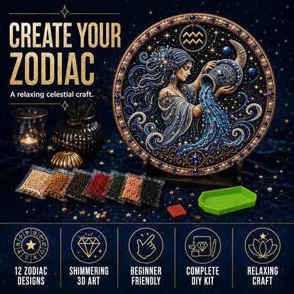 DIY Pearl Zodiac Wall Art Kit