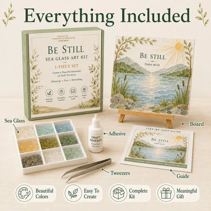 Psalms of Comfort and Strength Sea Glass Art Kit – product image 8