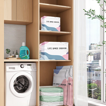 No-Pump Vacuum Storage Bags – 4-Piece Set
