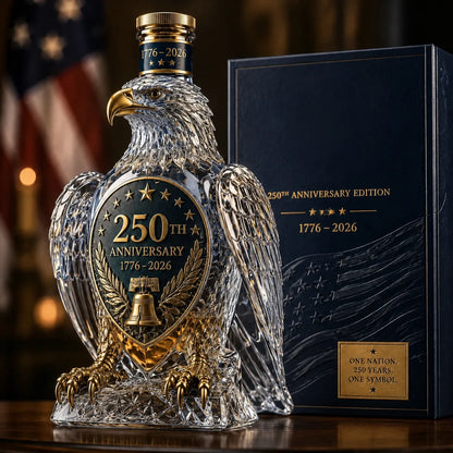 250th Anniversary Bald Eagle Whiskey Decanter – product image 1
