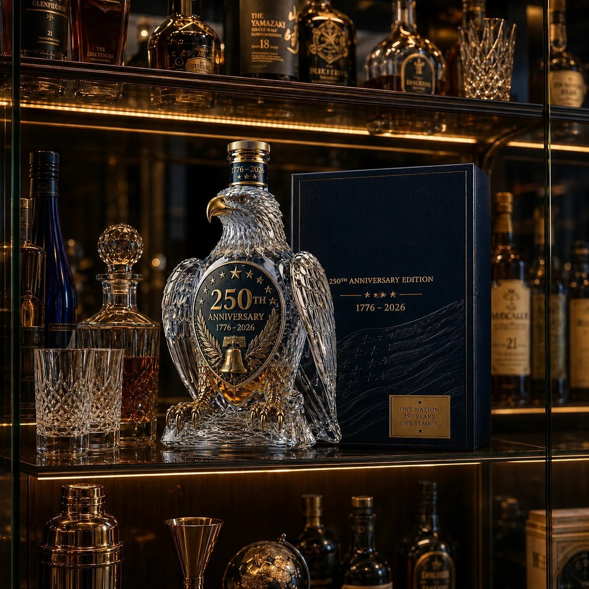 250th Anniversary Bald Eagle Whiskey Decanter – product image 5