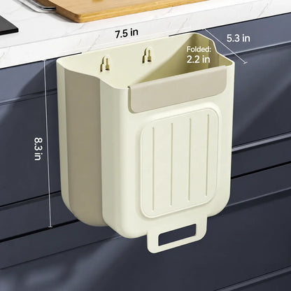 Foldable Hanging Kitchen Trash Bin for Cabinet Doors – image 12