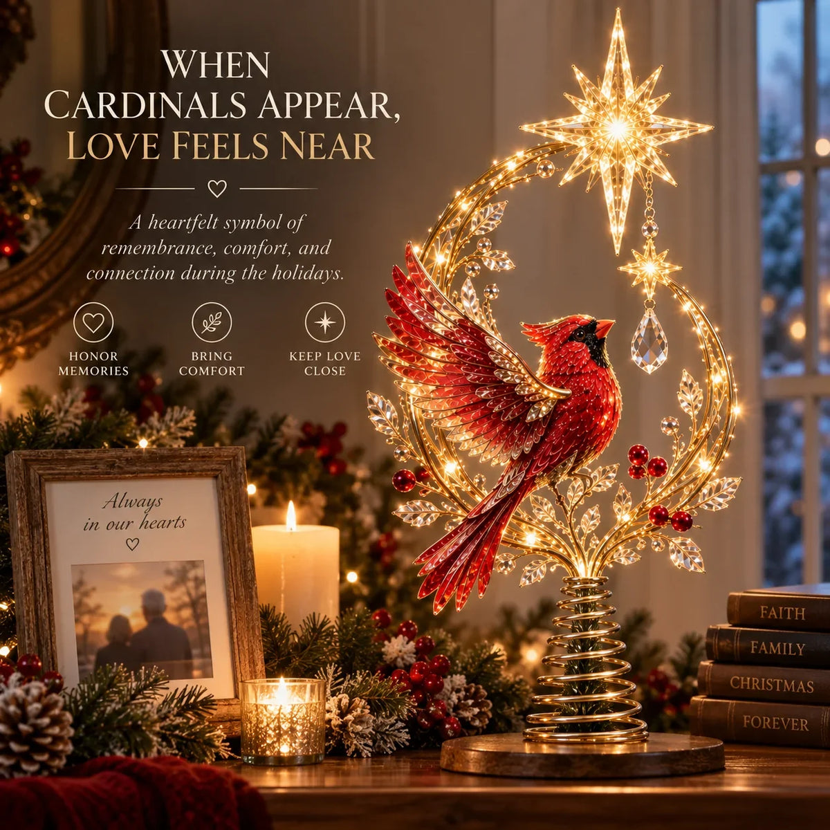 Lighted Christmas Tree Topper Collection for Meaningful Holiday Displays – image 2