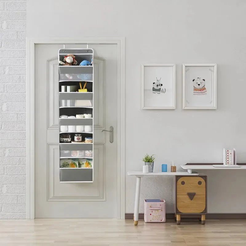 Five-Tier Hanging Closet Organizer in Beige or Gray – image 2